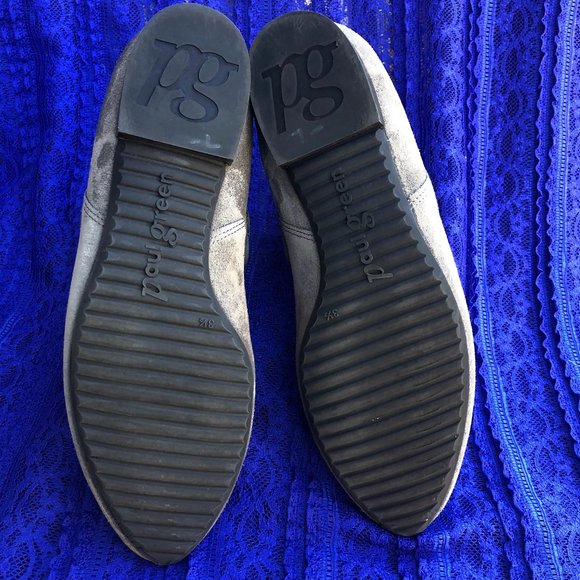 SOLD! Paul Green Suede Leather Ankle Boots/ Booties- Stretch Fit. Grey. Size 3.5 - Picture 11 of 12